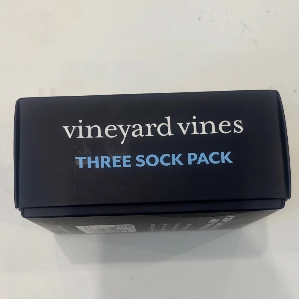 Vineyard Vines Kids Sock Trio - Pink, Green, Blue Glitter